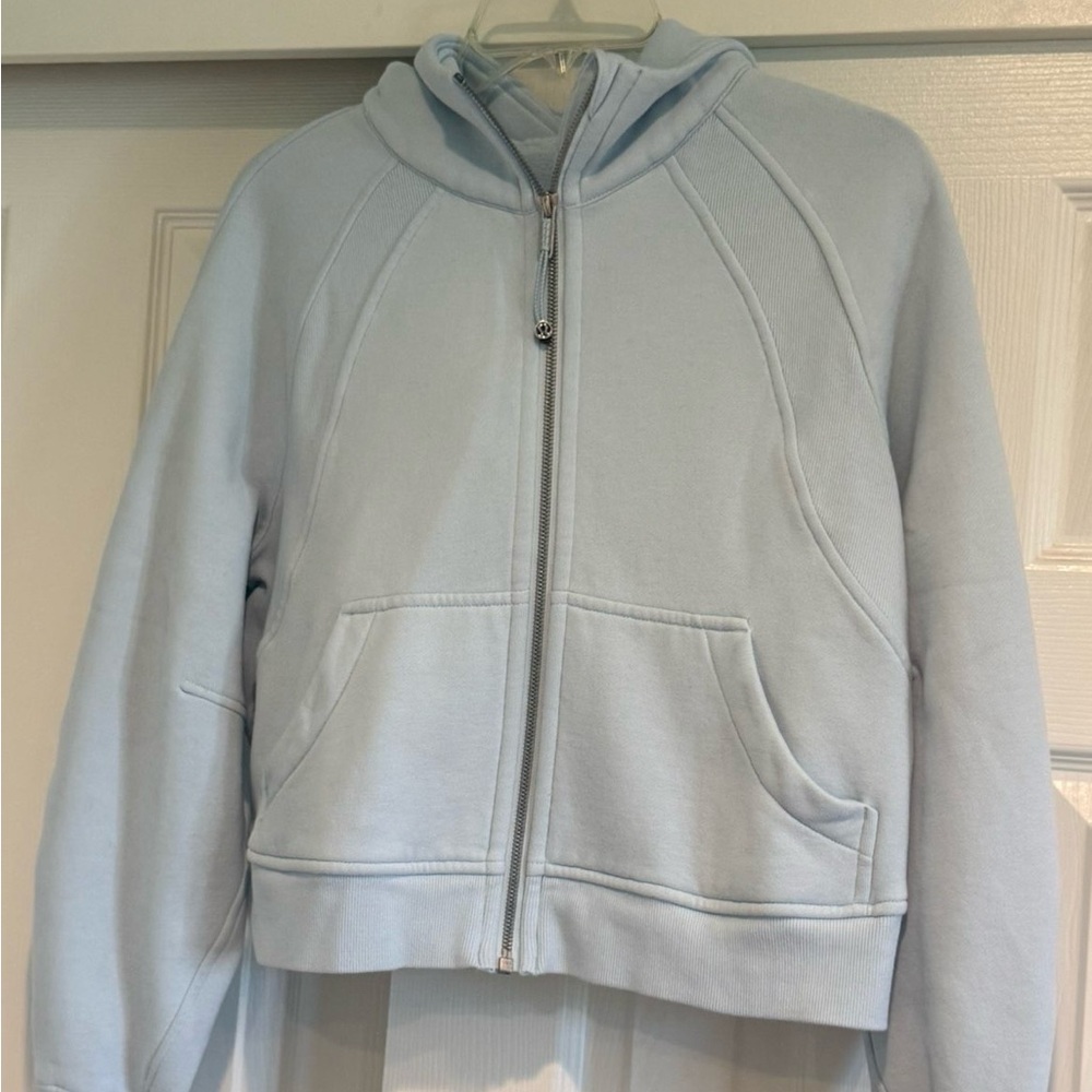 Lululemon Athletica Light Blue Bomber Jacket